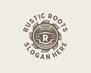 Rustic Carpentry Woodwork logo design