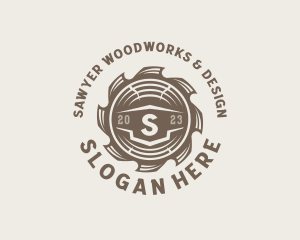 Rustic Carpentry Woodwork logo design