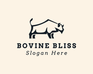 Bull Bison Farm logo design