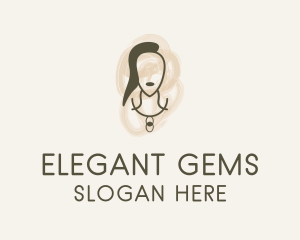 Luxury Necklace Jewelry  logo design