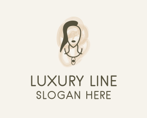 Luxury Necklace Jewelry  logo design