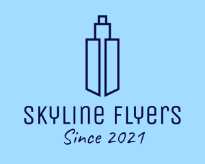 Blue Tower Building  logo design