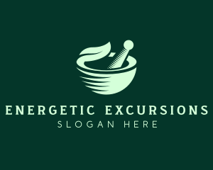 Organic Herbal Bowl logo design