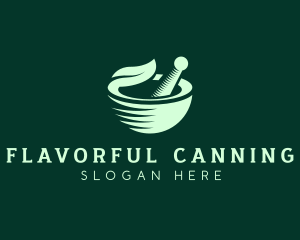 Organic Herbal Bowl logo design