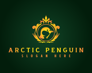 Regal Penguin Zoo logo design