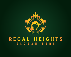 Regal Penguin Zoo logo design