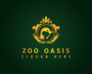 Regal Penguin Zoo logo design