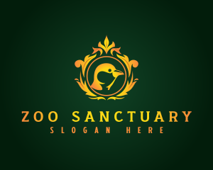 Regal Penguin Zoo logo design