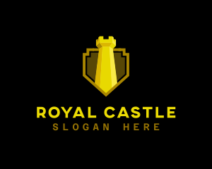 Tower Castle Shield logo design