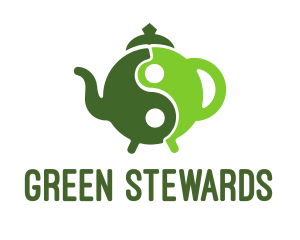 Yin Yang Green Tea logo design