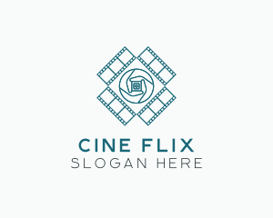 Movie Film Strip Lens logo