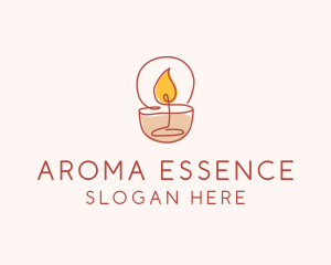 Scented Candle Spa logo design