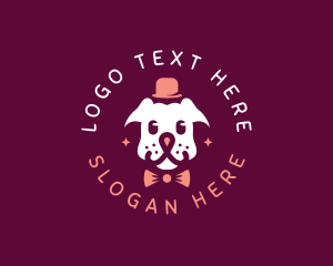 Pet Grooming Dog logo