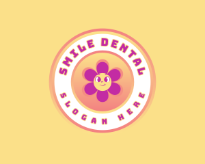 Retro Flower Boutique logo design