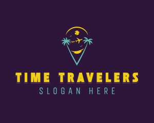 Traveler Location Pin logo design