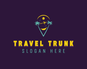 Traveler Location Pin logo design