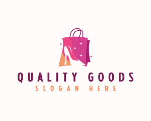 Stiletto Shopping Bag logo