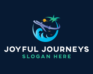 Airplane Vacation Travel logo