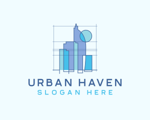 Urban Architecture Building logo design