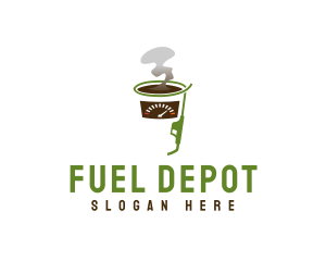 Petrol Fuel Cafe logo design