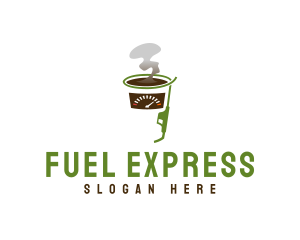 Petrol Fuel Cafe logo design