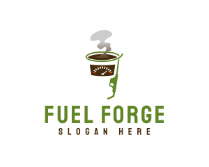 Petrol Fuel Cafe logo design