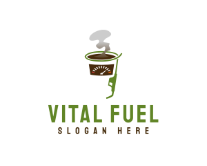 Petrol Fuel Cafe logo design