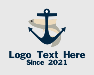 Anchor Fish Nautical  logo