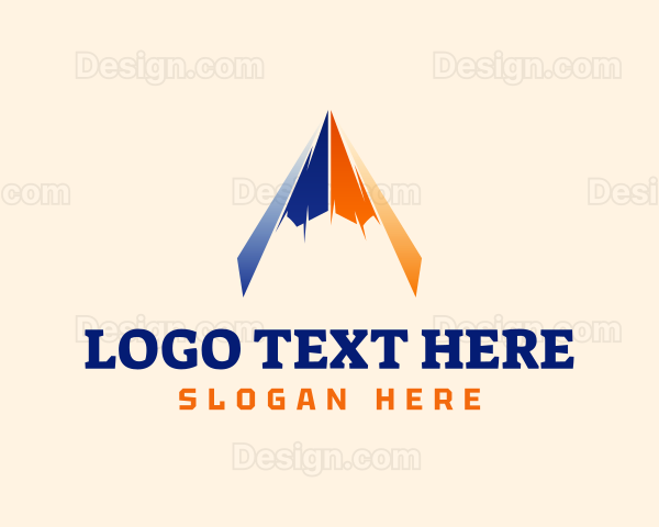 Fast Paper Plane Logistics Logo