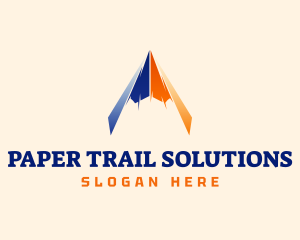 Fast Paper Plane Logistics logo design