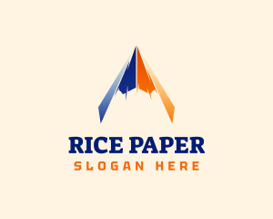 Fast Paper Plane Logistics logo design