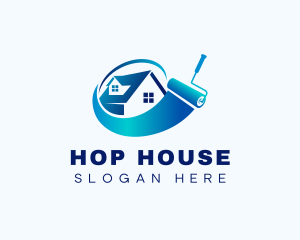 House Paint Renovation logo design