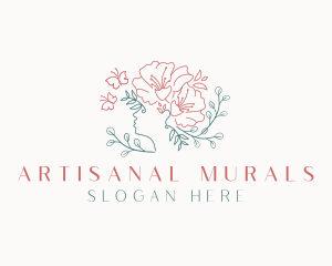 Beauty Floral Woman logo design