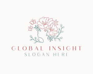 Beauty Floral Woman logo