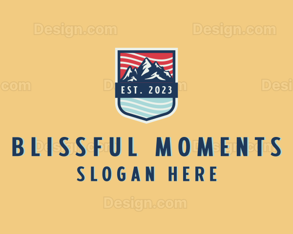 Mountain Outdoor Tourism Logo