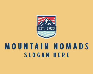 Mountain Outdoor Tourism logo design