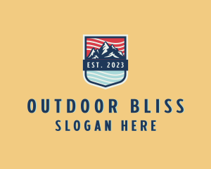 Mountain Outdoor Tourism logo design