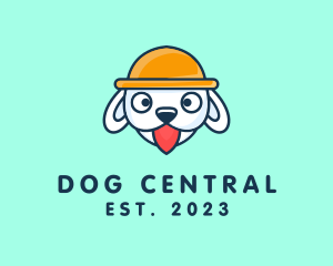 Cute Puppy Dog logo design