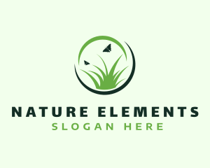 Grass Nature Garden logo design