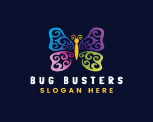  Butterfly Insect Wings logo design