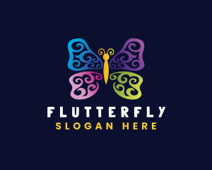  Butterfly Insect Wings logo design