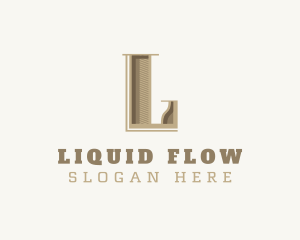 Stylish Antique Brand Letter L logo design