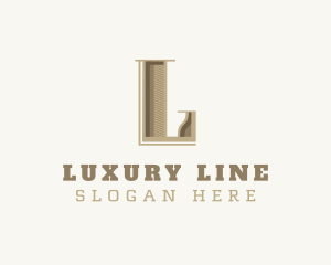 Stylish Antique Brand Letter L logo design