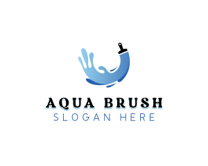 Paint Brush Painter Refurbish logo design