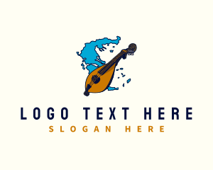 Greek Music Instrument logo