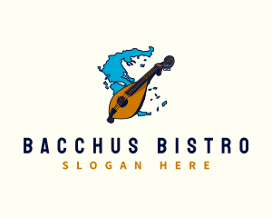 Greek Music Instrument logo