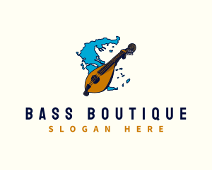 Greek Music Instrument logo