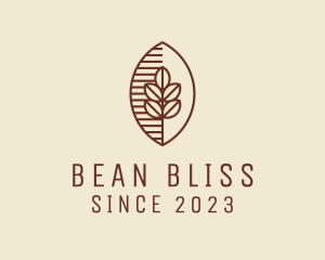 Organic Coffee Bean Cafe logo design