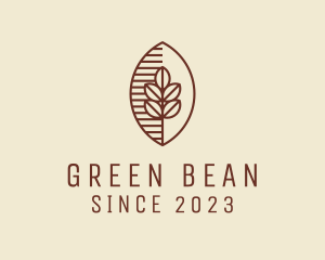 Organic Coffee Bean Cafe logo design