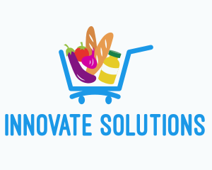 Grocery Supermarket Cart logo